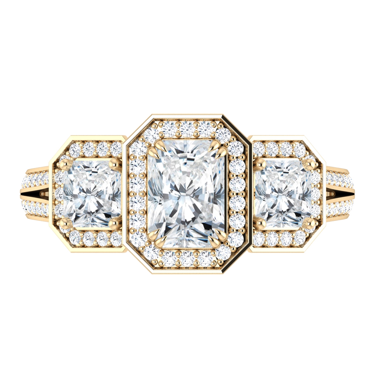 Kalina in 18k White Gold — view 5