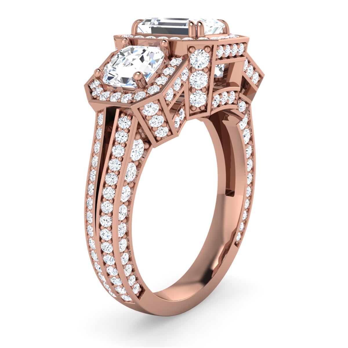 Kalina in 18k Rose Gold — view 3