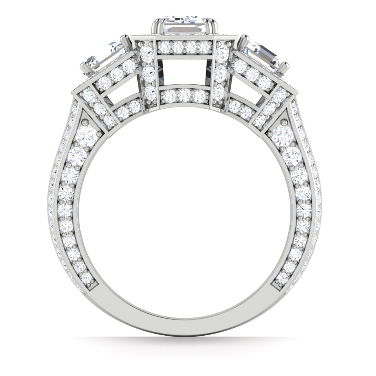 Kalina in 18k White Gold — view 2