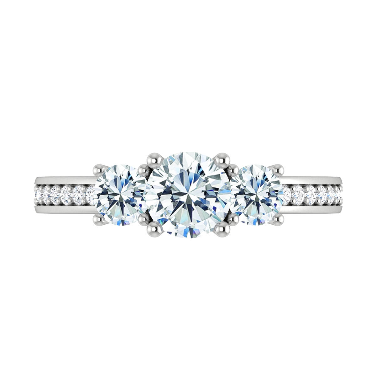 Kayal in 18k White Gold — view 5