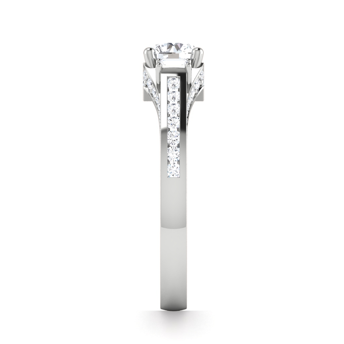 Lauren in 18k White Gold — view 4