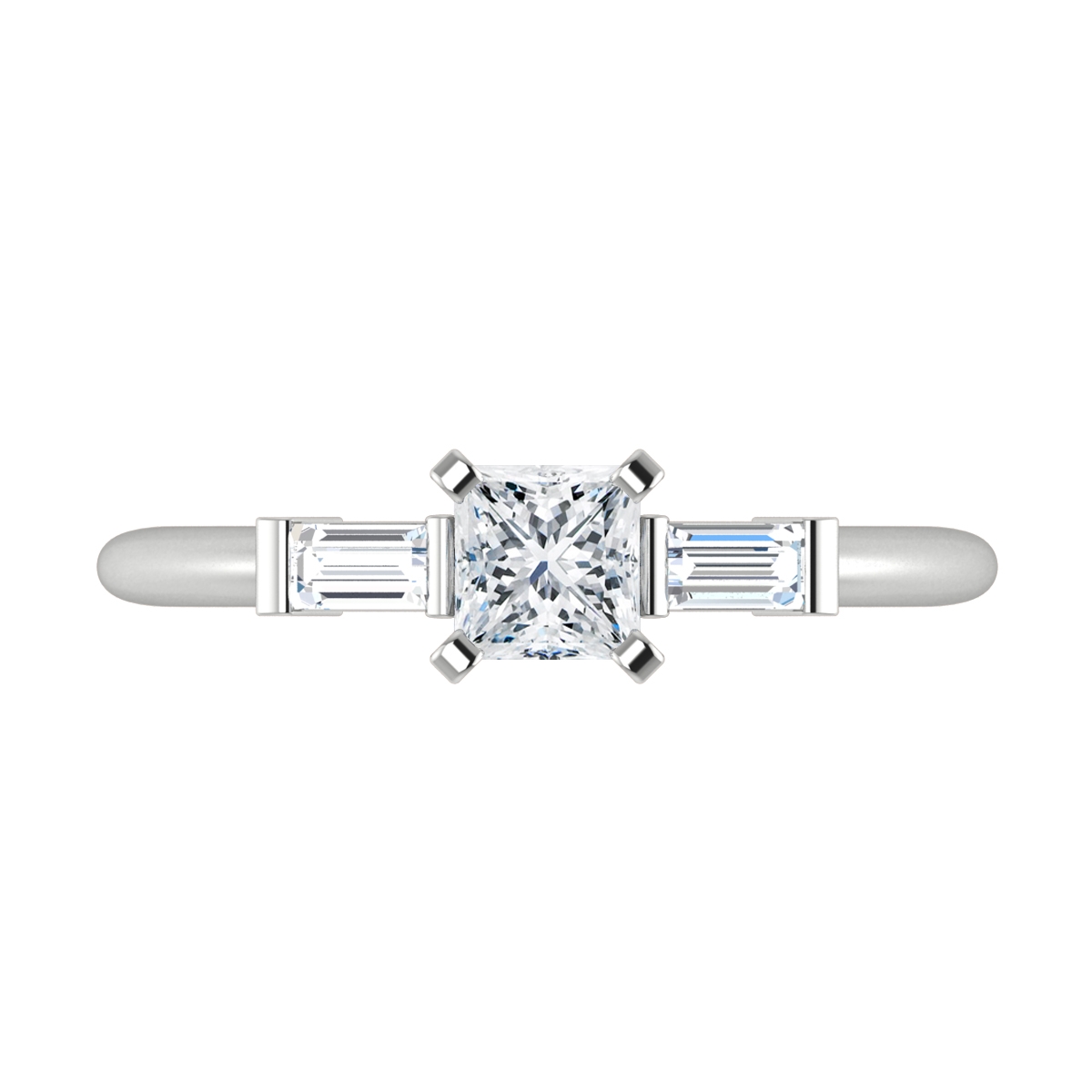 Lavi in 18k White Gold — view 5