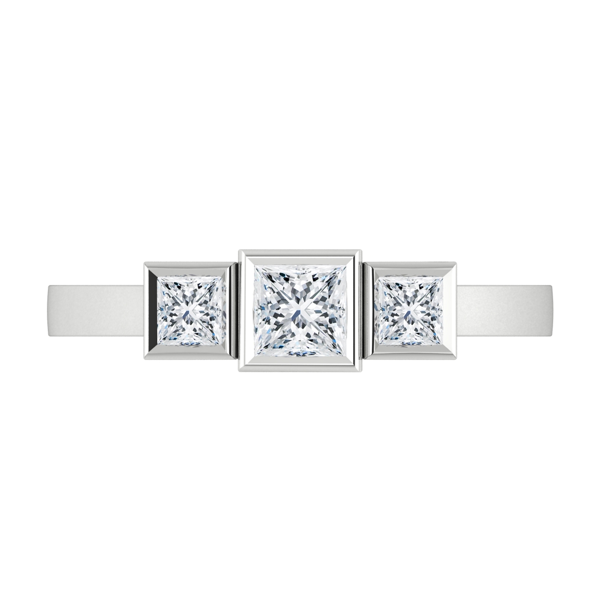 Lexie in 18k White Gold — view 5