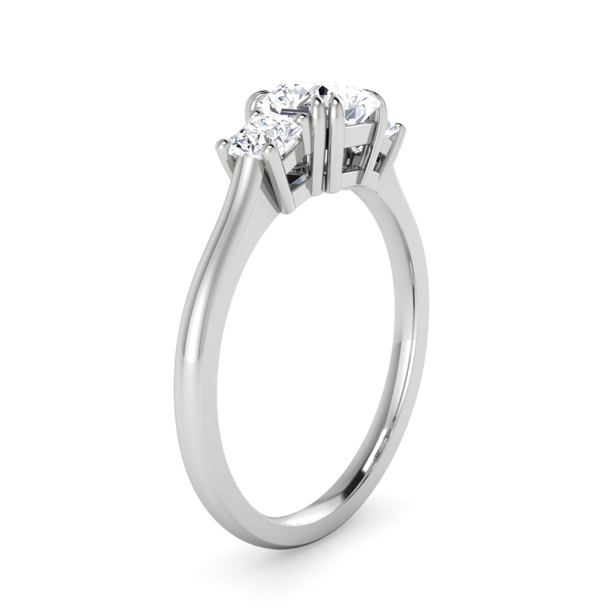 Lidiya in 18k White Gold — view 3