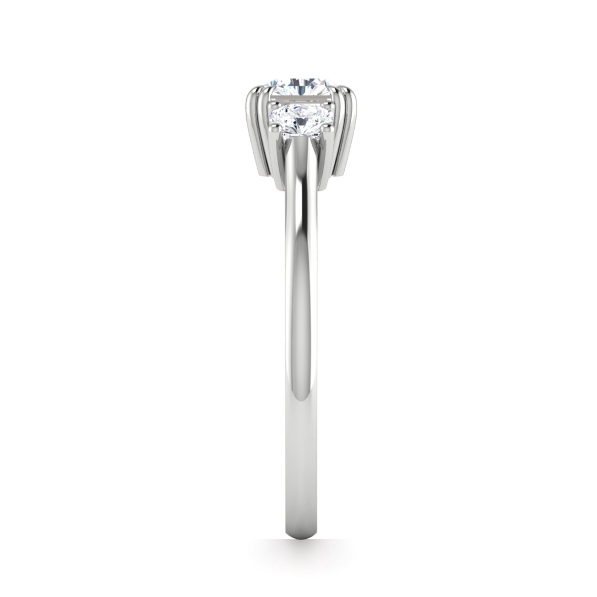 Lidiya in 18k White Gold — view 4