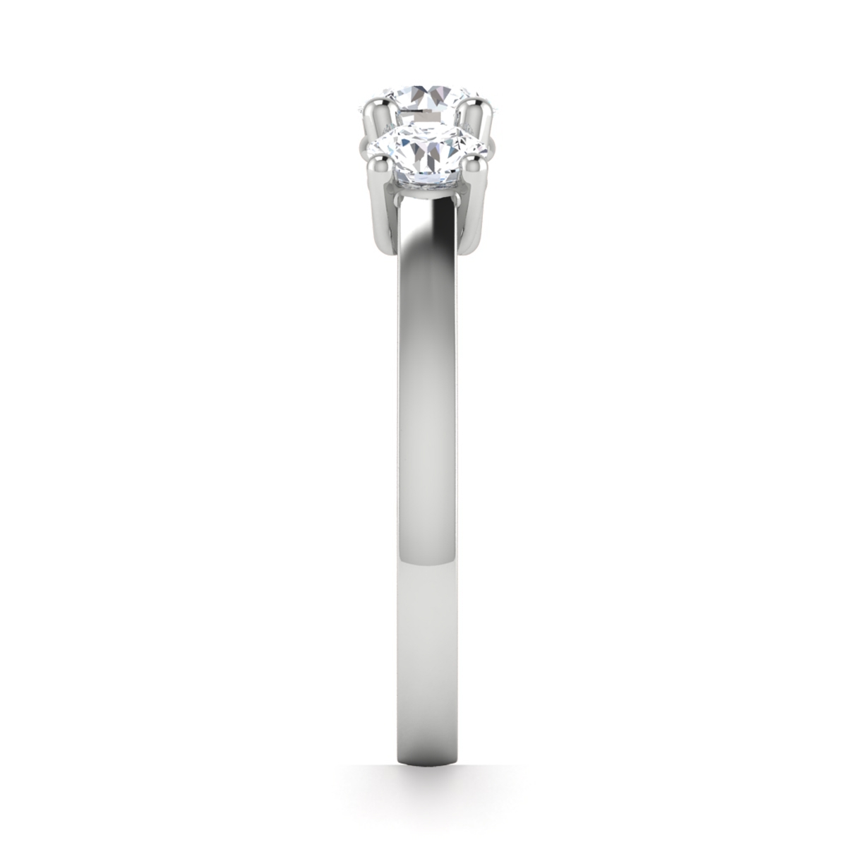 Maddison in 18k White Gold — view 4