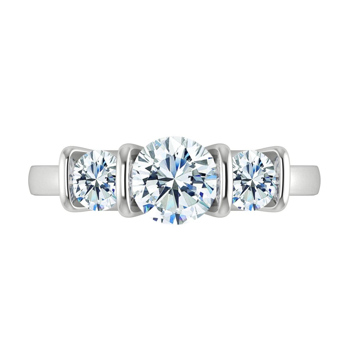 Marian in 18k White Gold — view 5