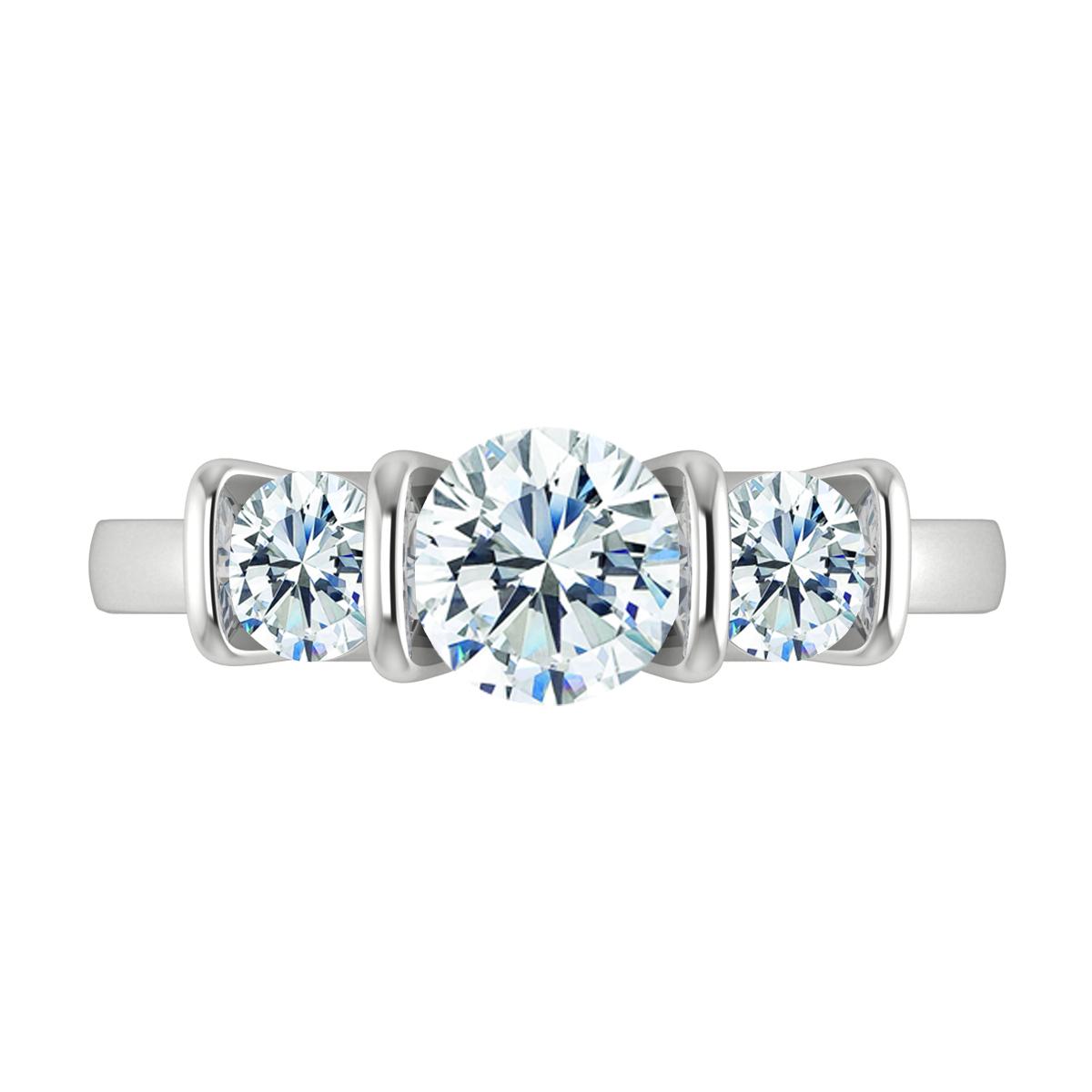 Marian in 18k White Gold — view 5