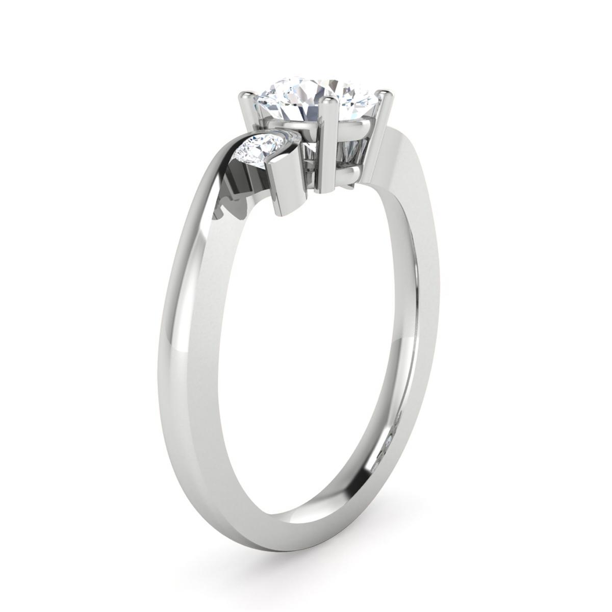 Niamh in 18k White Gold — view 3