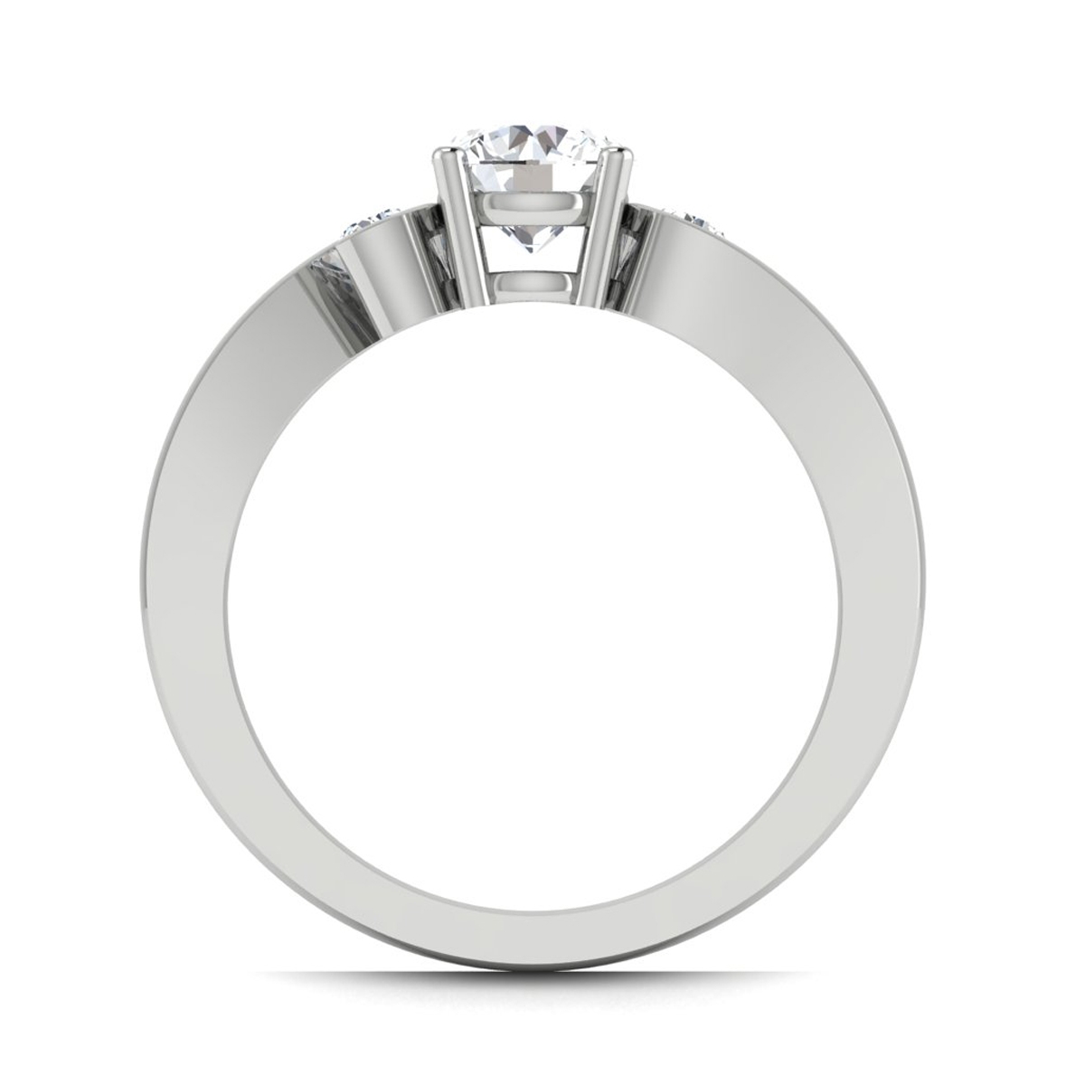 Niamh in 18k White Gold — view 2