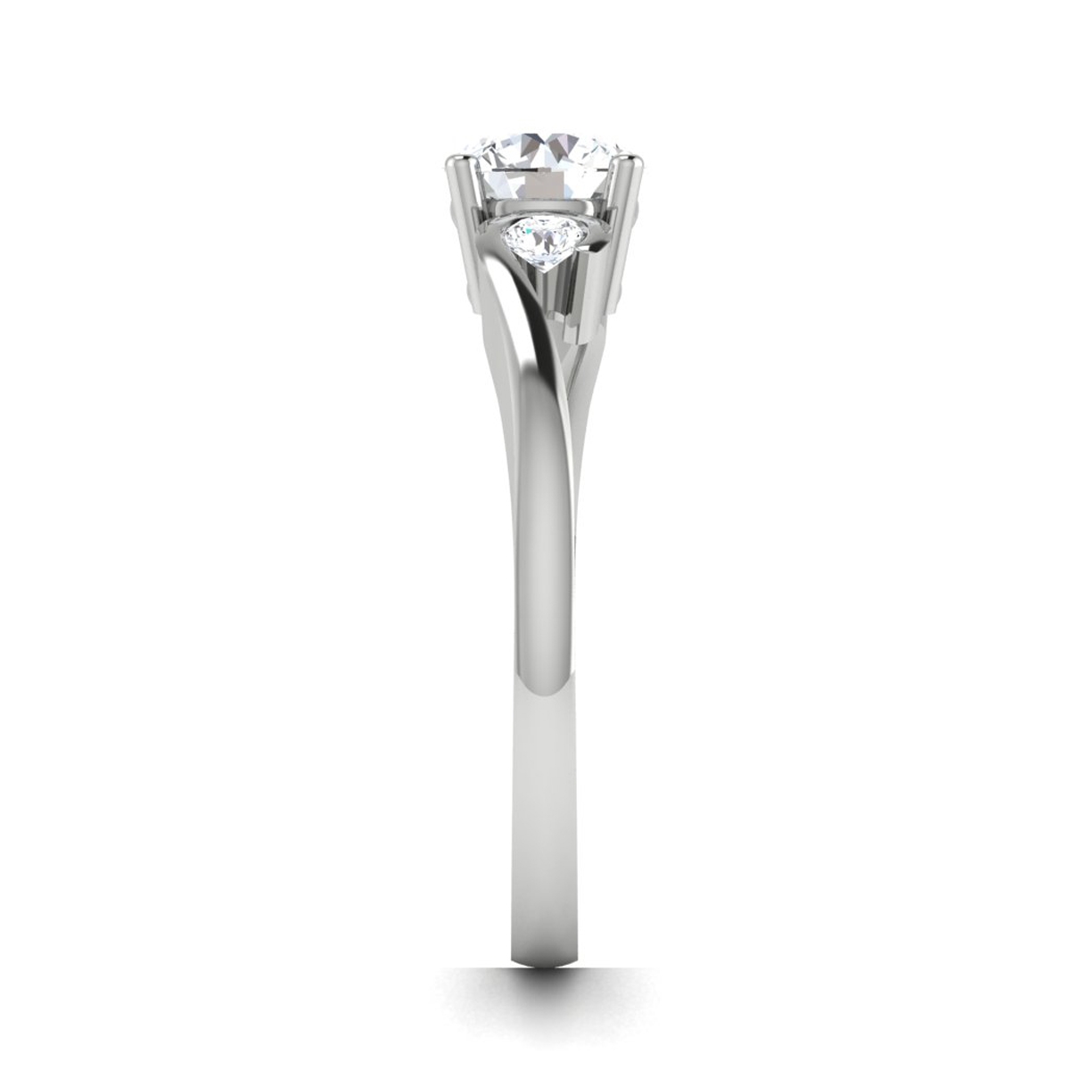 Niamh in 18k White Gold — view 4