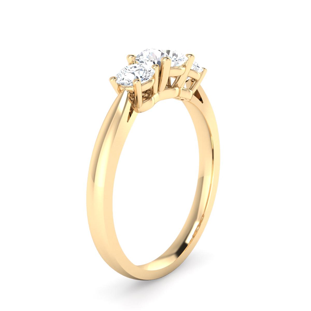 Paige in 18k Yellow Gold — view 3