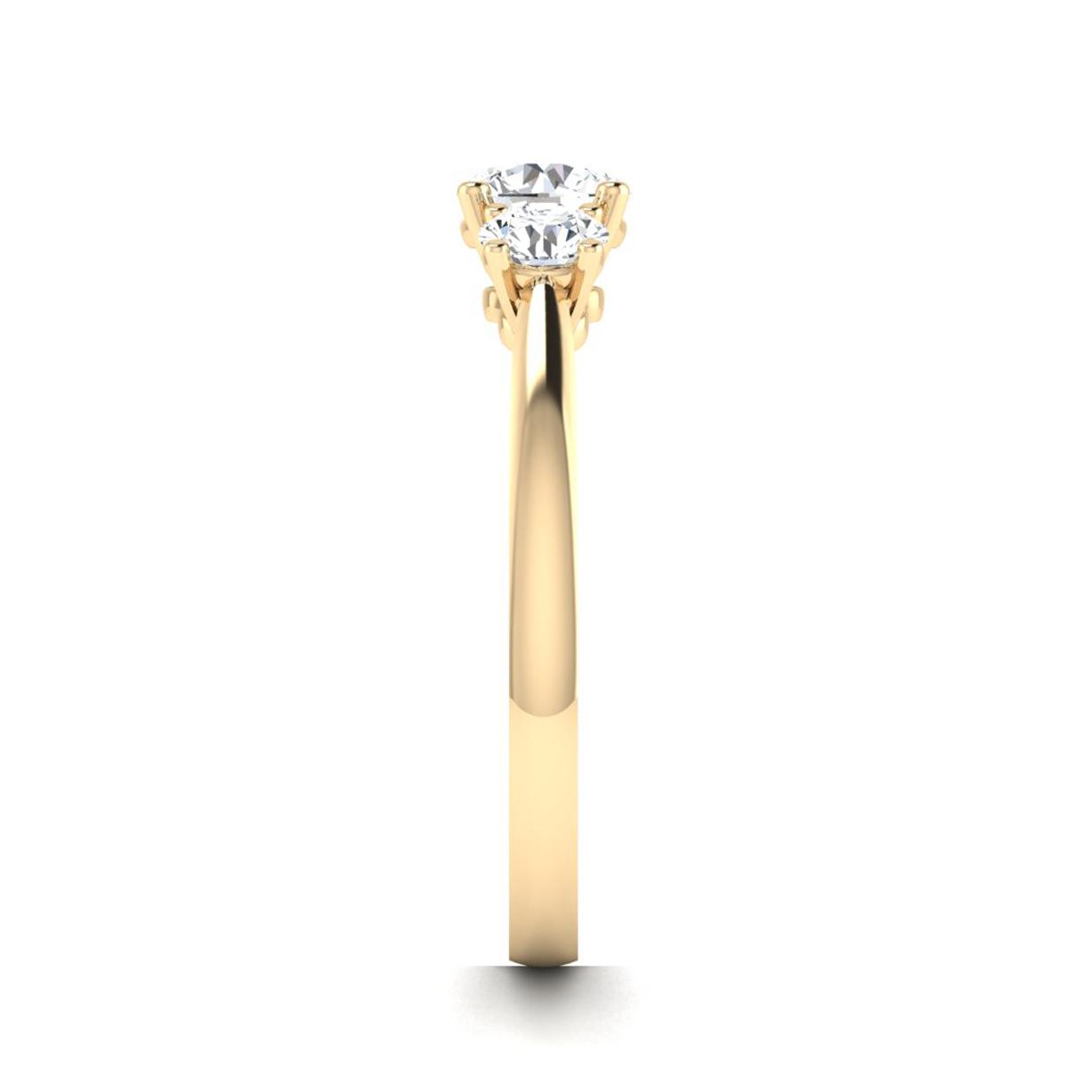 Paige in 18k Yellow Gold — view 4