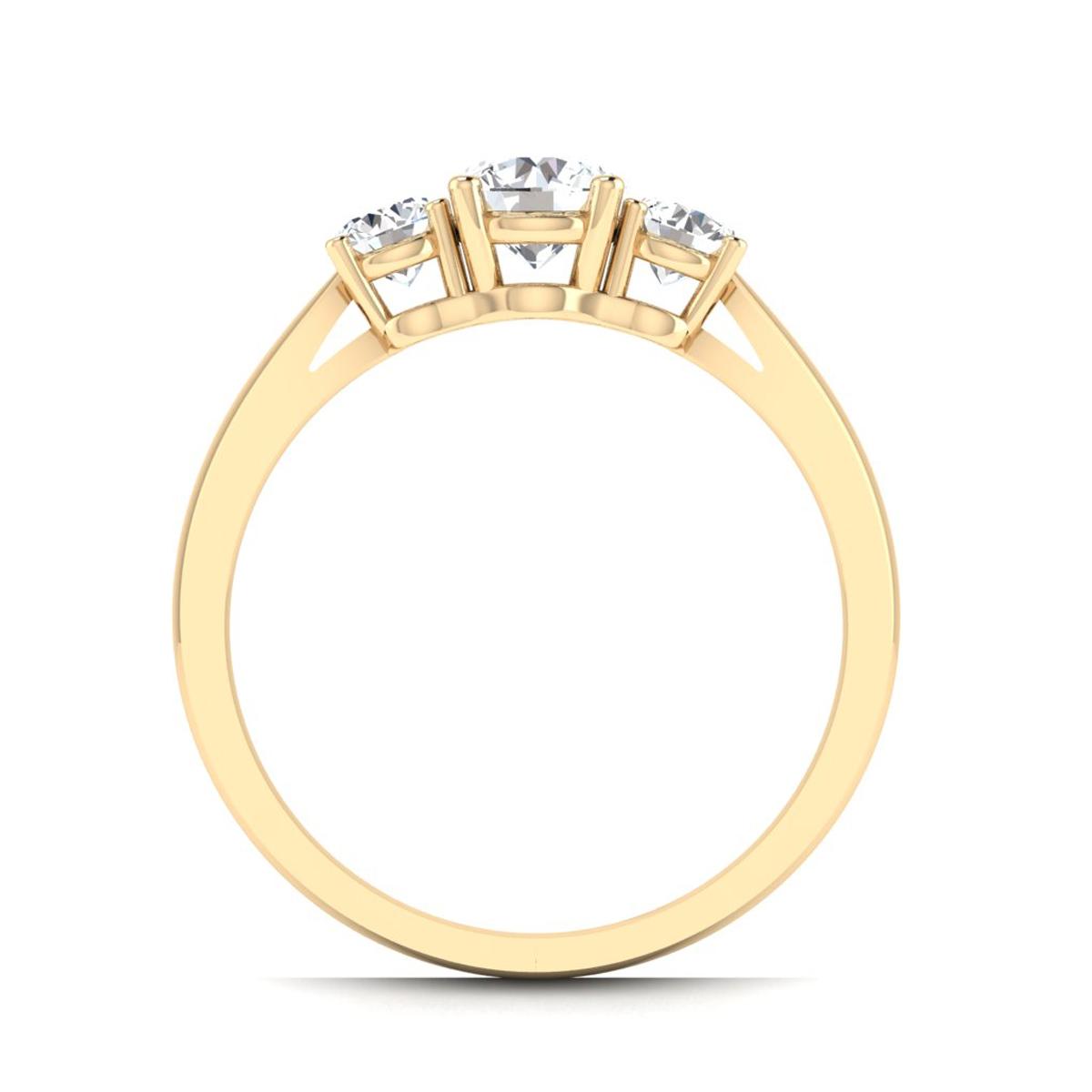 Paige in 18k Yellow Gold — view 2