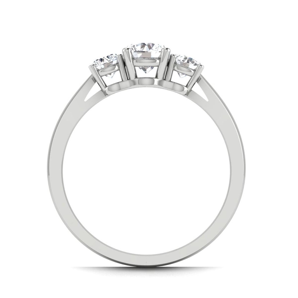 Paige in 18k White Gold — view 2