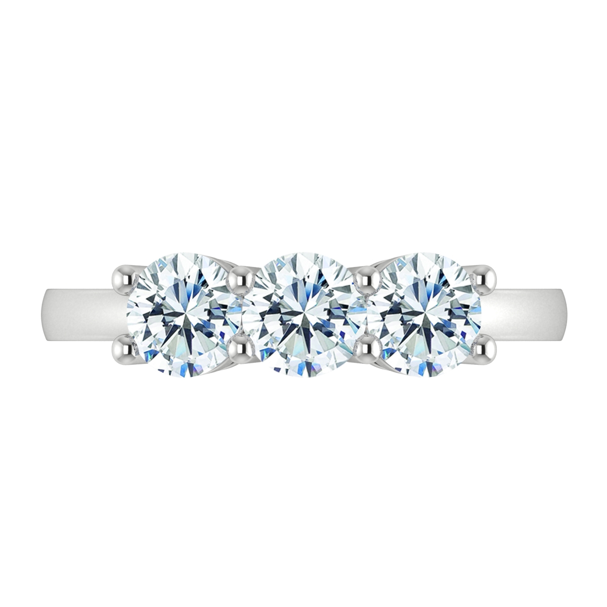 Rebecca in 18k White Gold — view 5