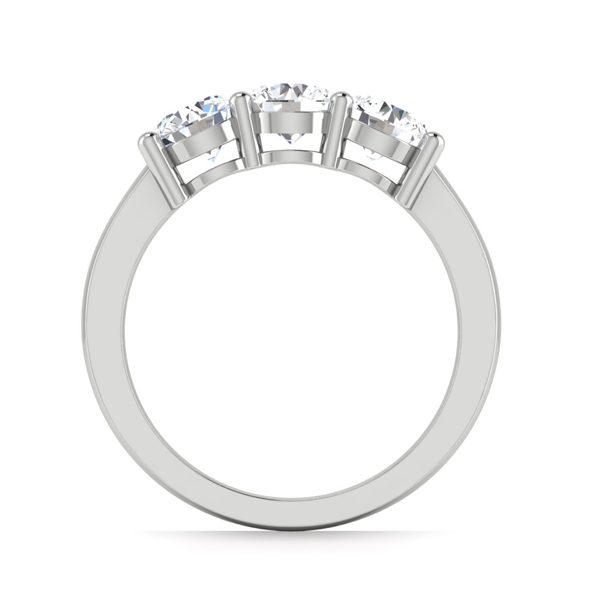 Rebecca in 18k White Gold — view 2