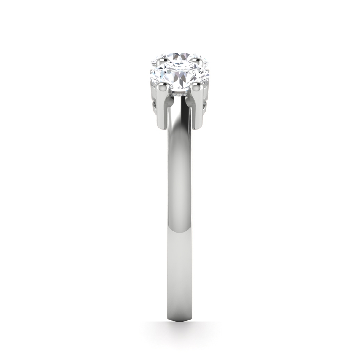 Rebecca in 18k White Gold — view 4