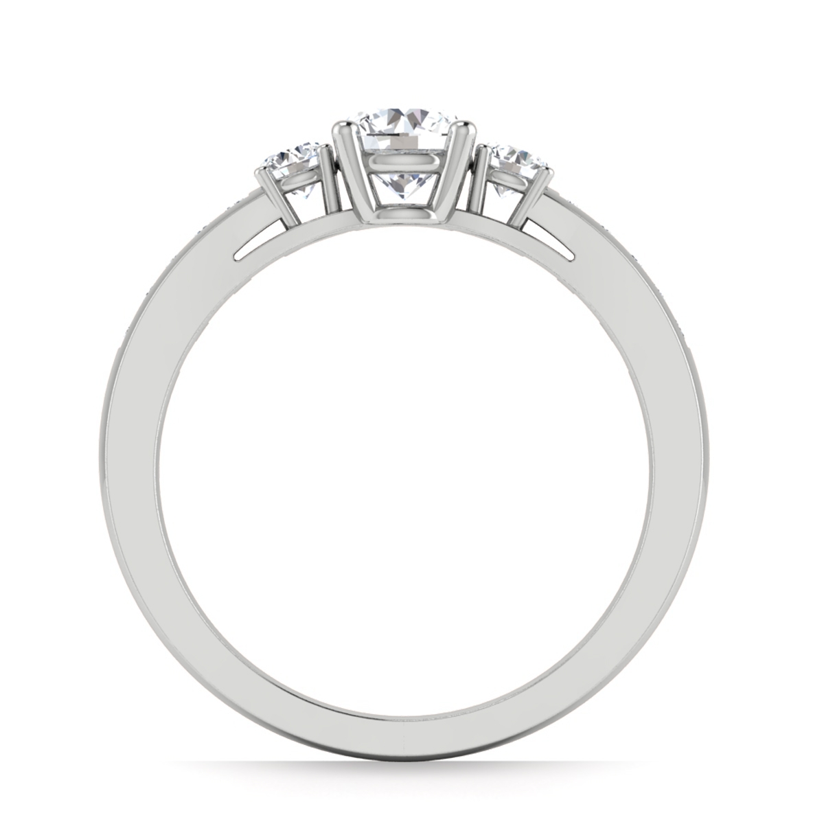 Scarlett in 18k White Gold — view 2