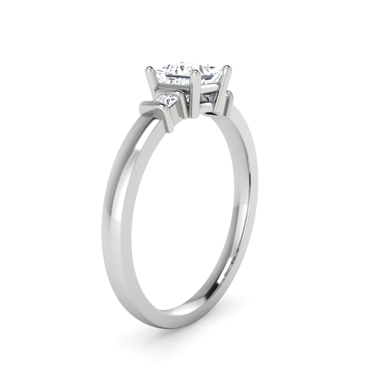 Skye in 18k White Gold — view 3