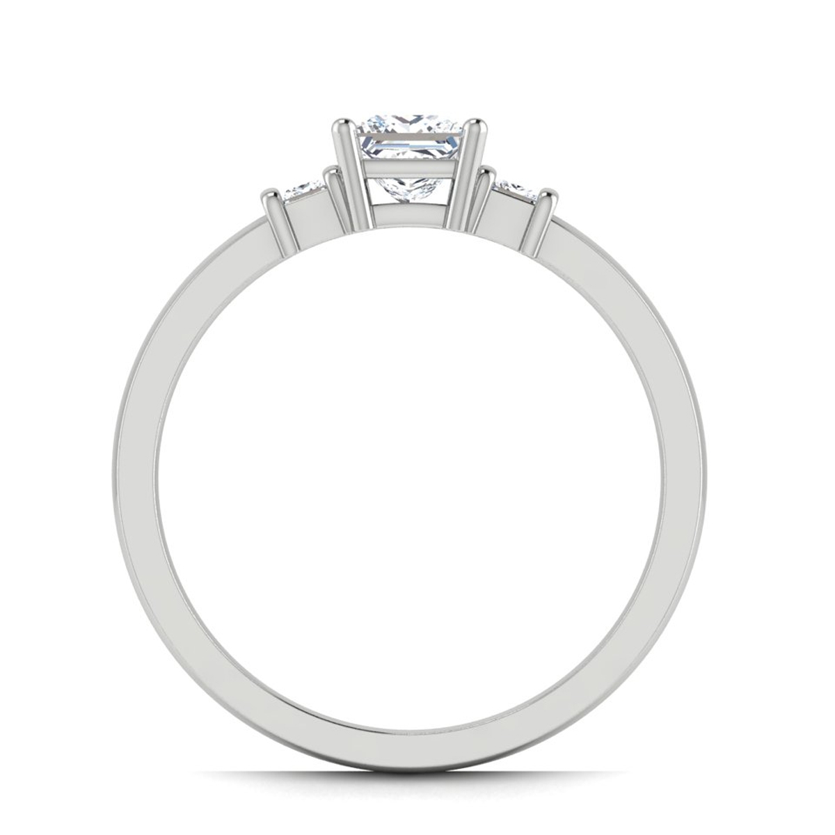 Skye in 18k White Gold — view 2
