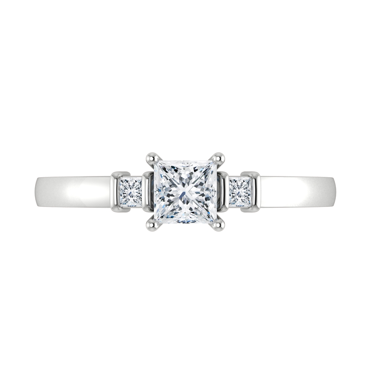 Skye in 18k White Gold — view 5