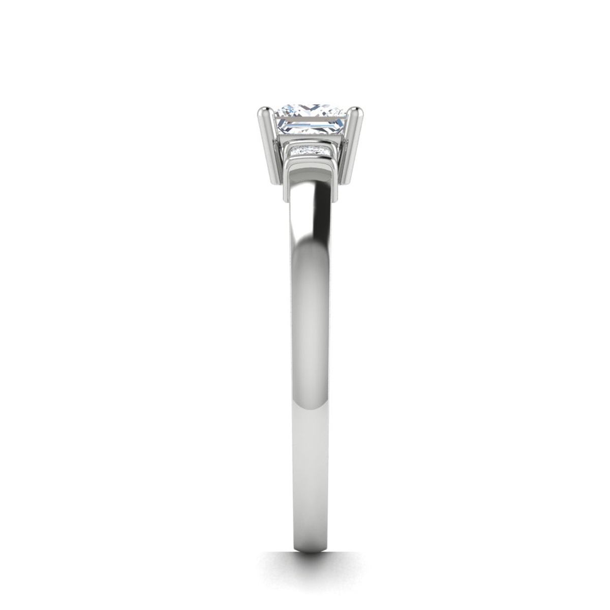Skye in 18k White Gold — view 4