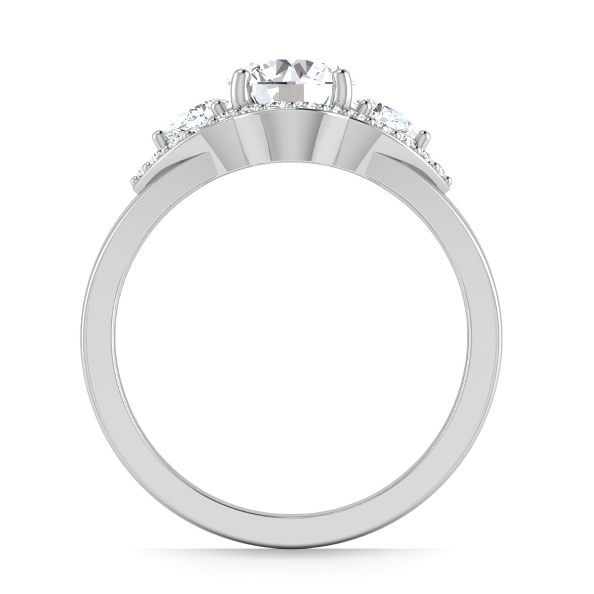 Snow in 18k White Gold — view 2