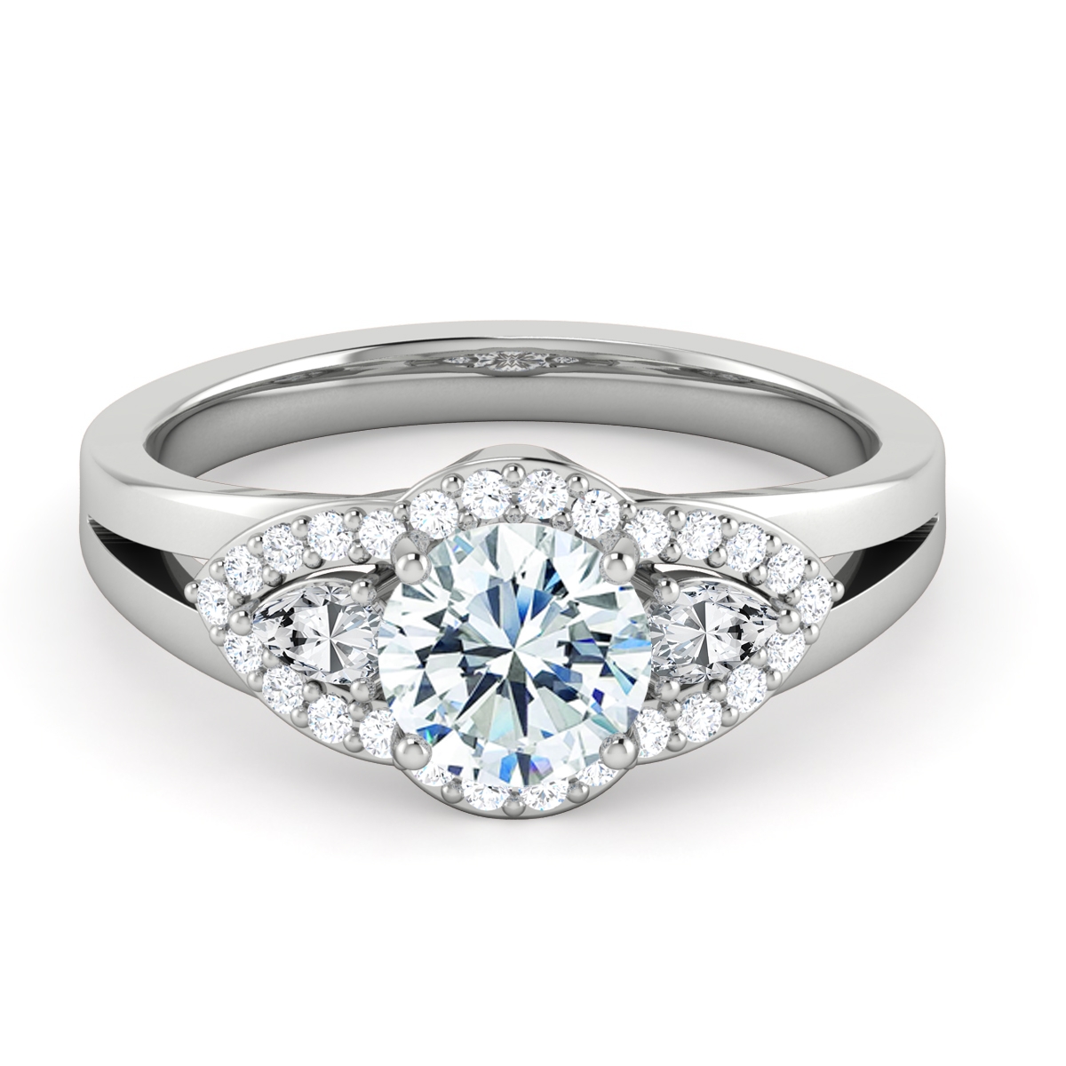 Snow in 18k White Gold