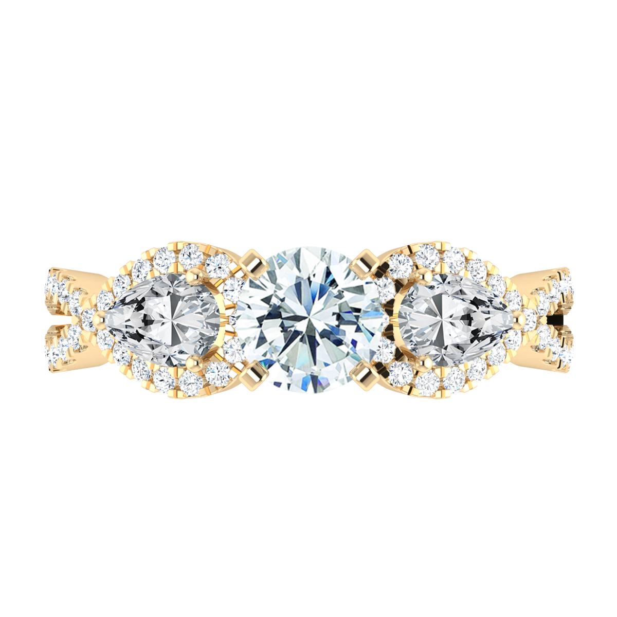 Zoe in 18k Yellow Gold — view 5