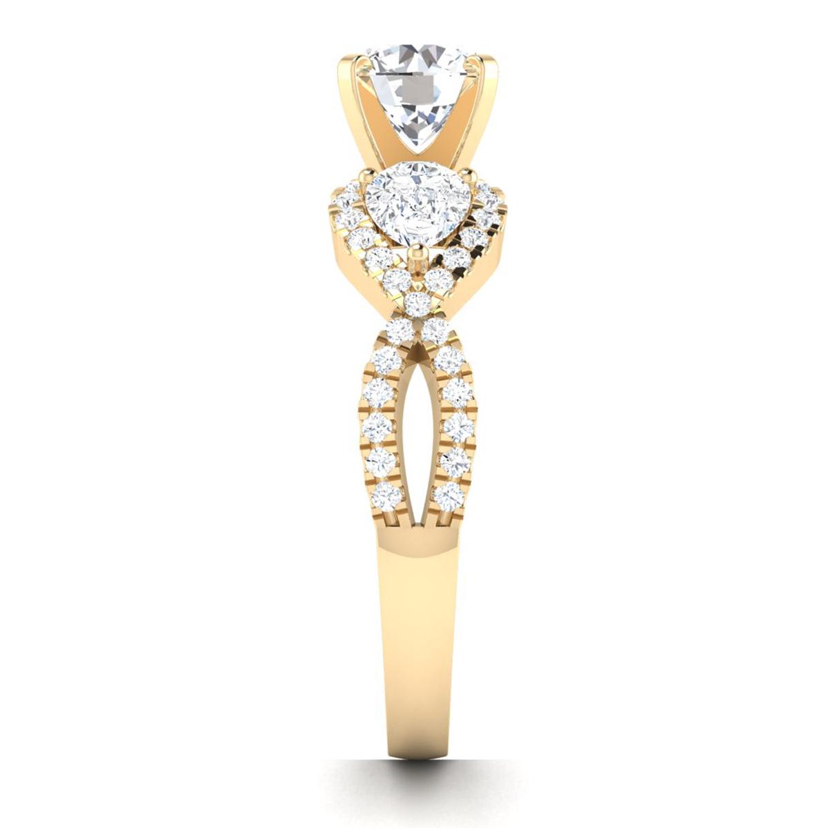 Zoe in 18k Yellow Gold — view 4
