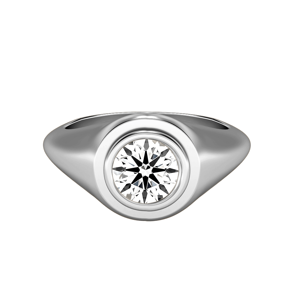 John in 18k White Gold