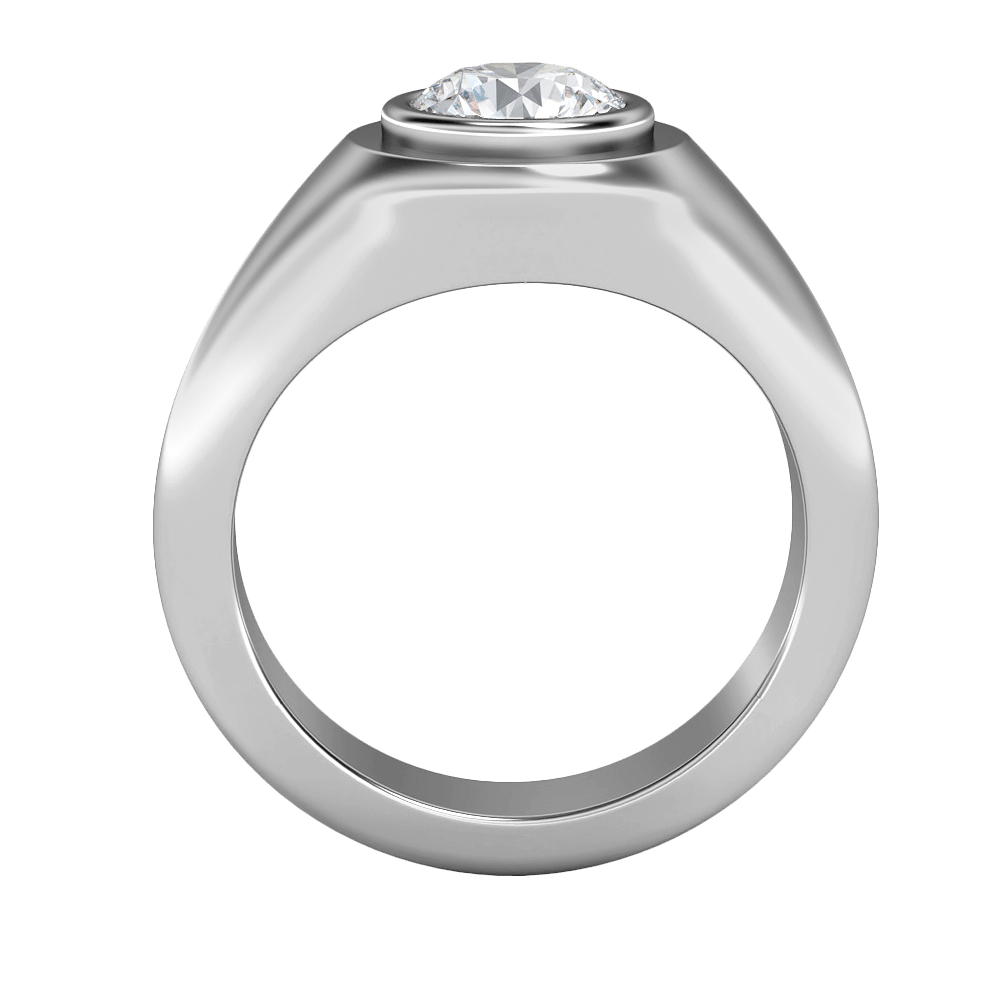 John in 18k White Gold — view 2