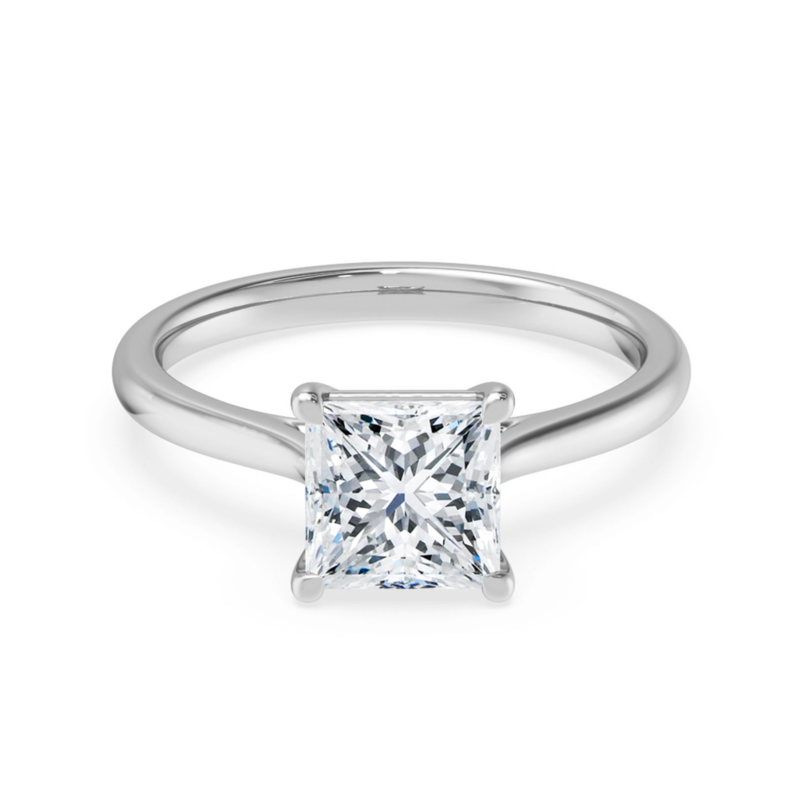 Elvina in 18k White Gold