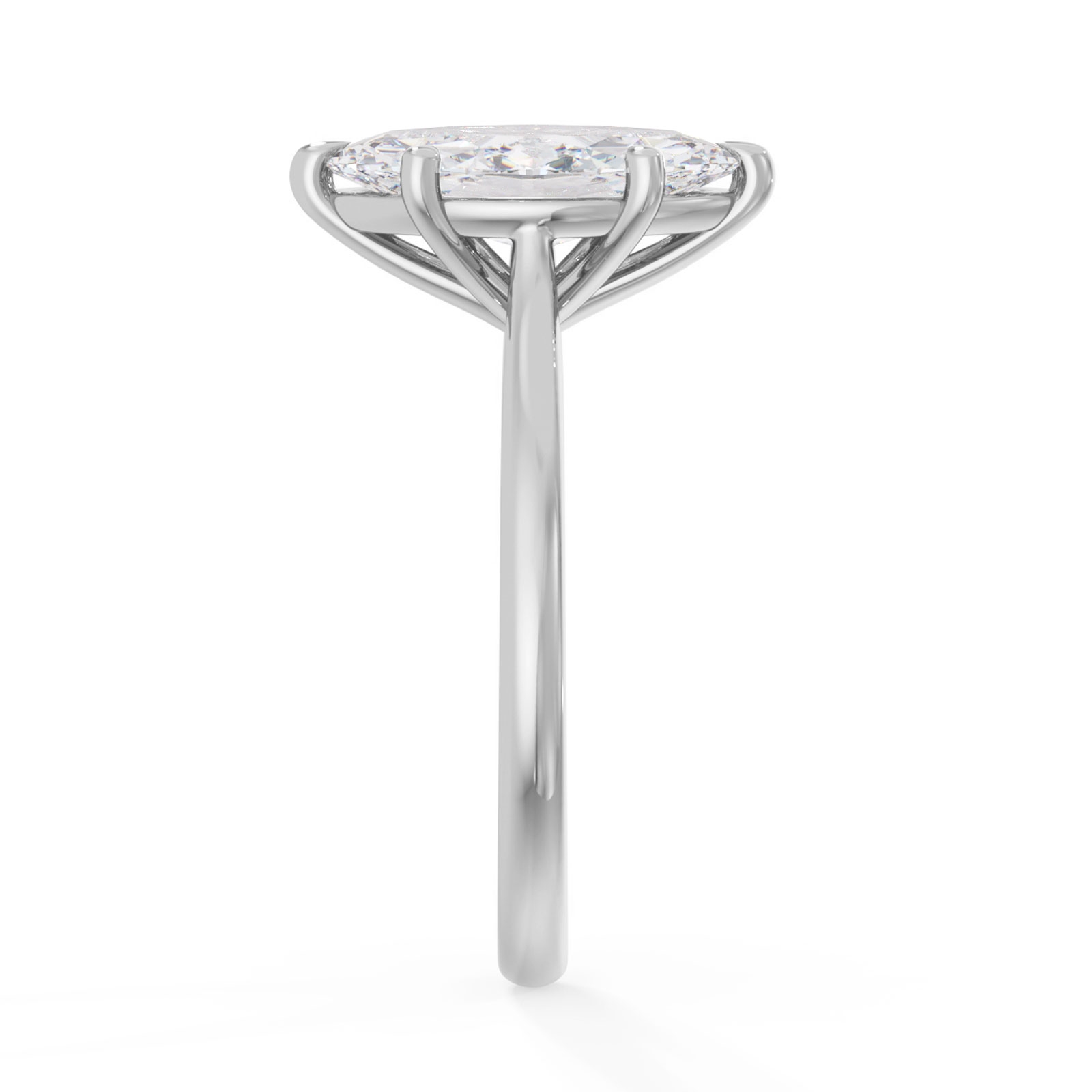 Sammy in 18k White Gold — view 4