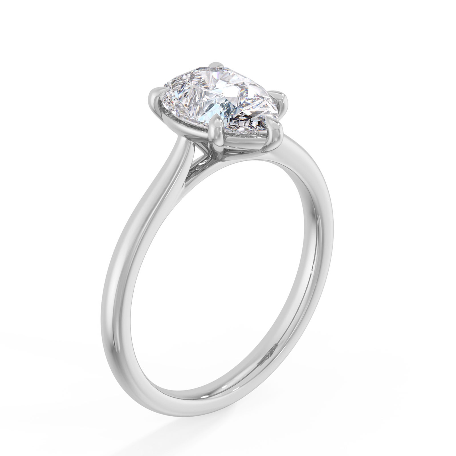 Nerissa in 18k White Gold — view 2