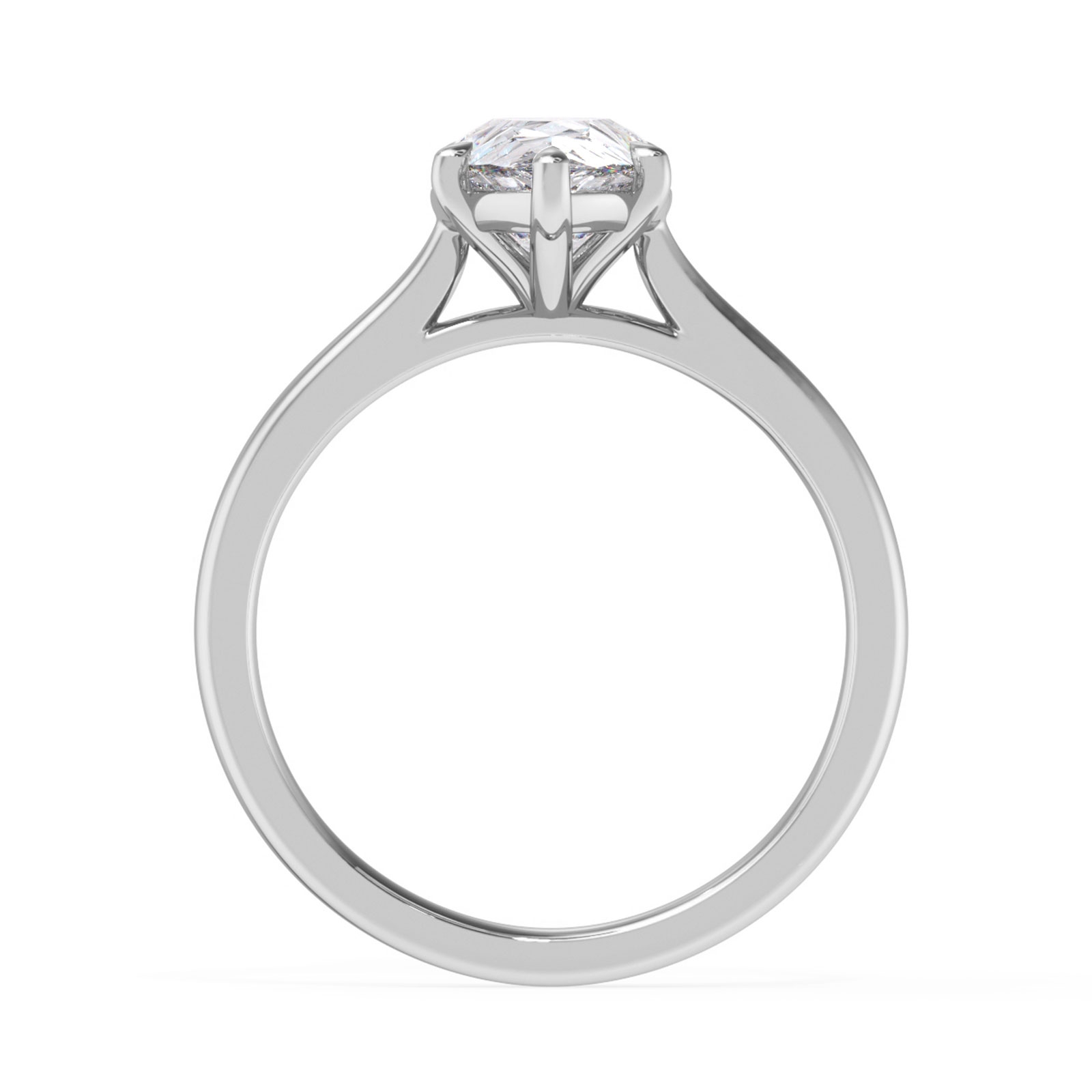 Nerissa in 18k White Gold — view 3