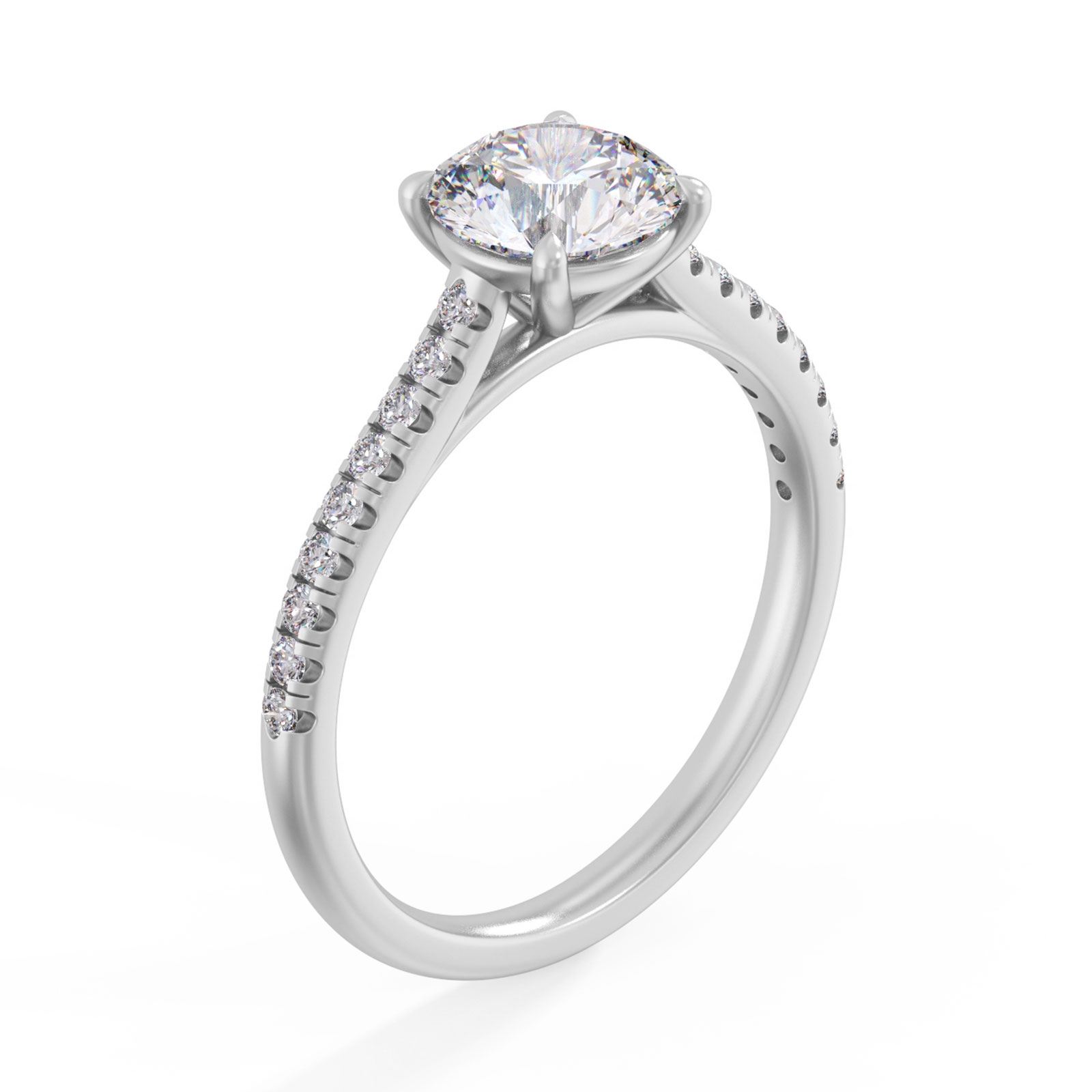 Mavis in 18k White Gold — view 2