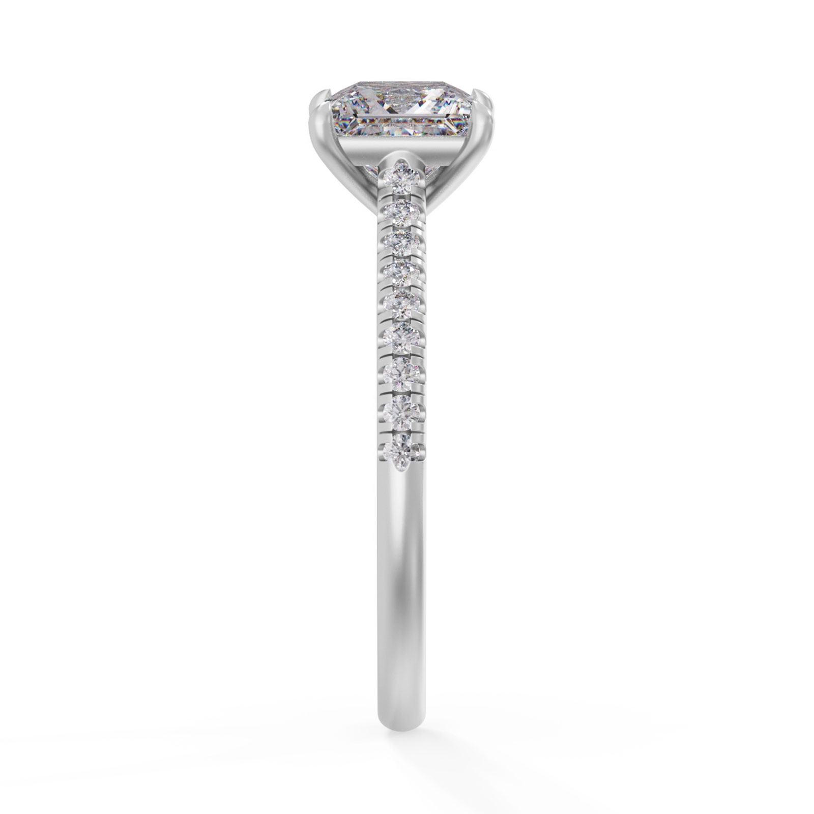 Dinah in 18k White Gold — view 4