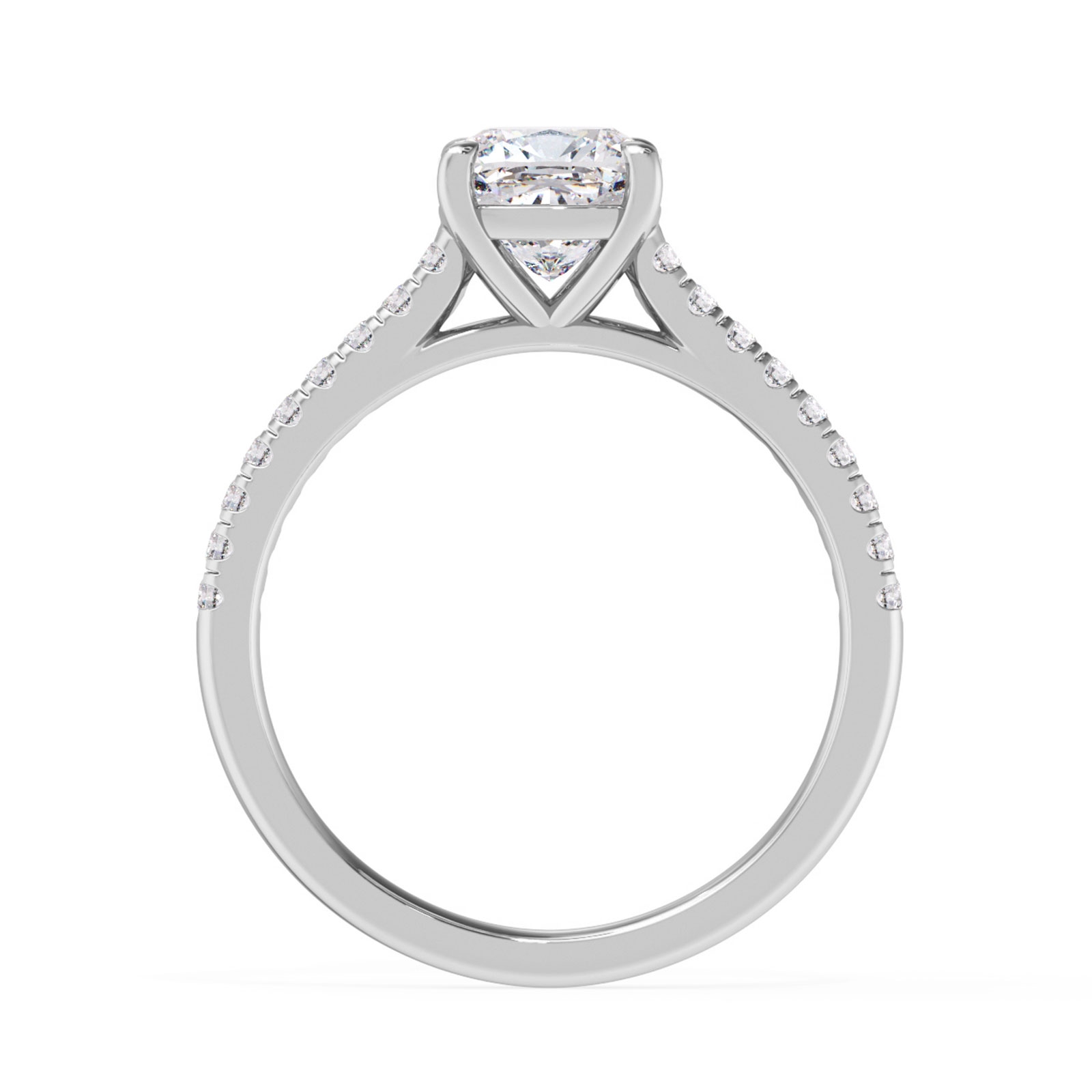 Isabelle in 18k White Gold — view 3