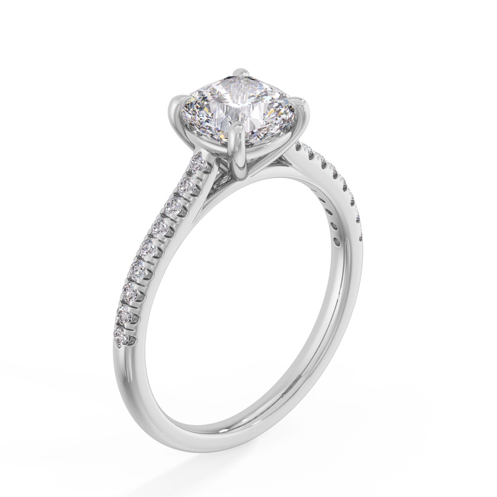 Isabelle in 18k White Gold — view 2