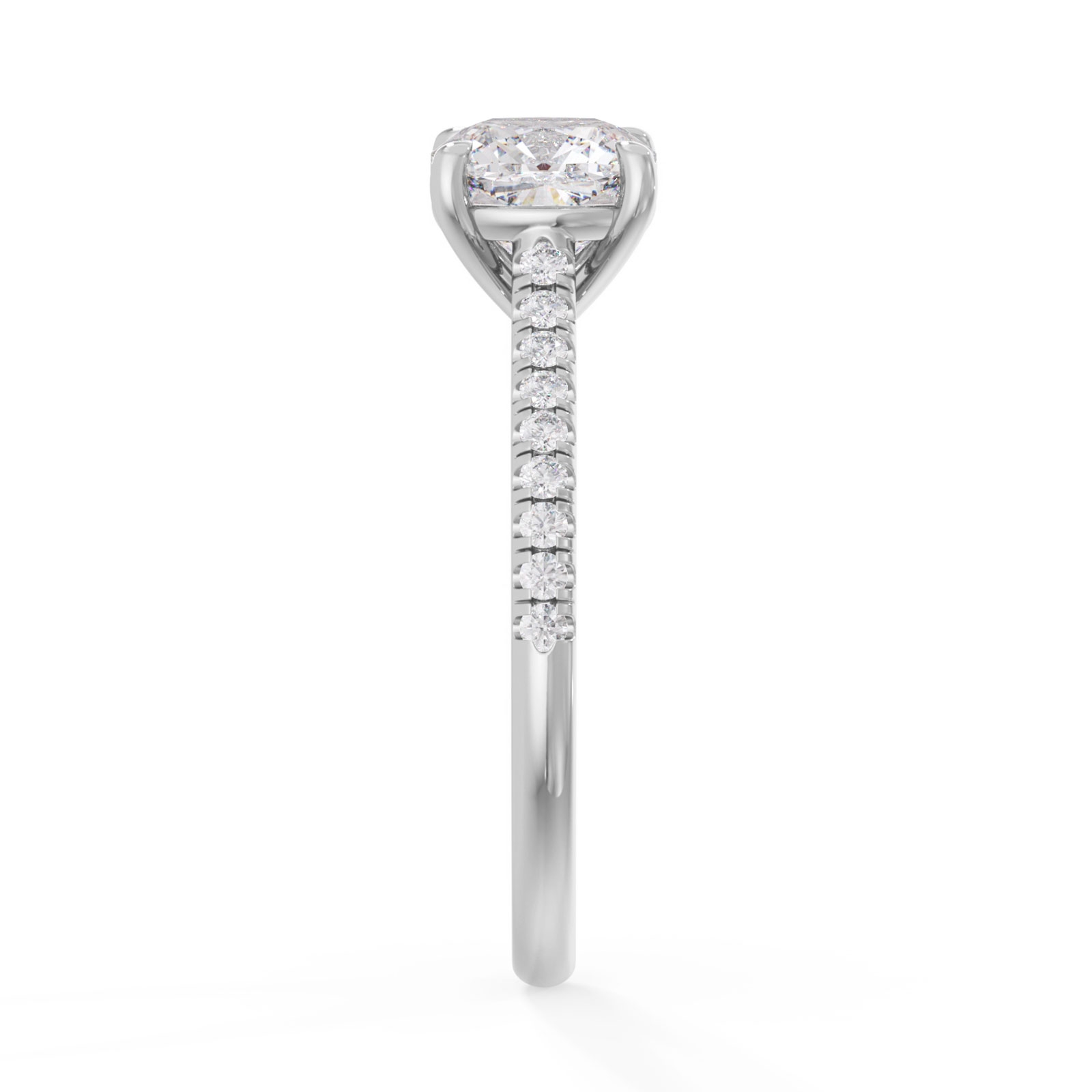 Isabelle in 18k White Gold — view 4