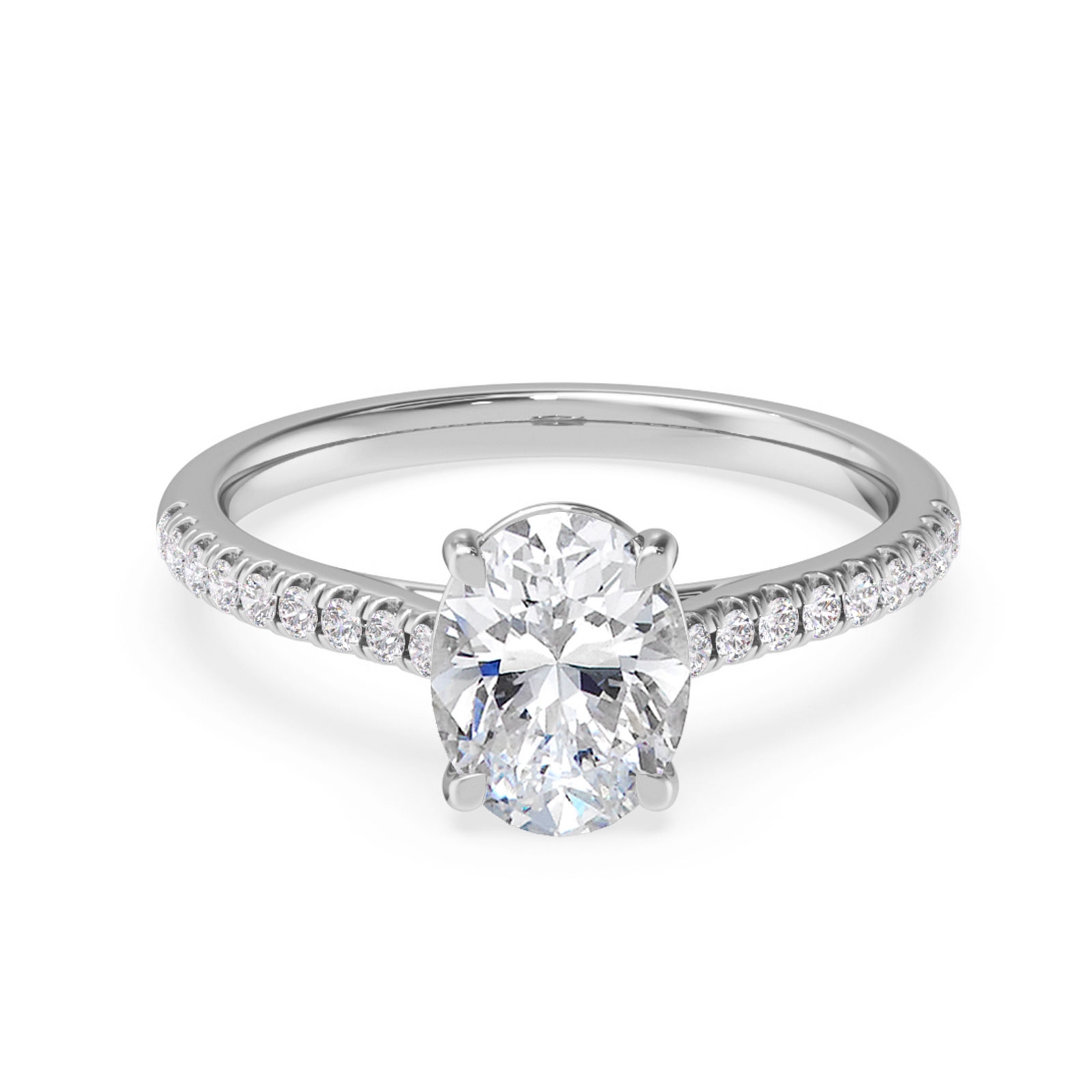 Elen in 18k White Gold