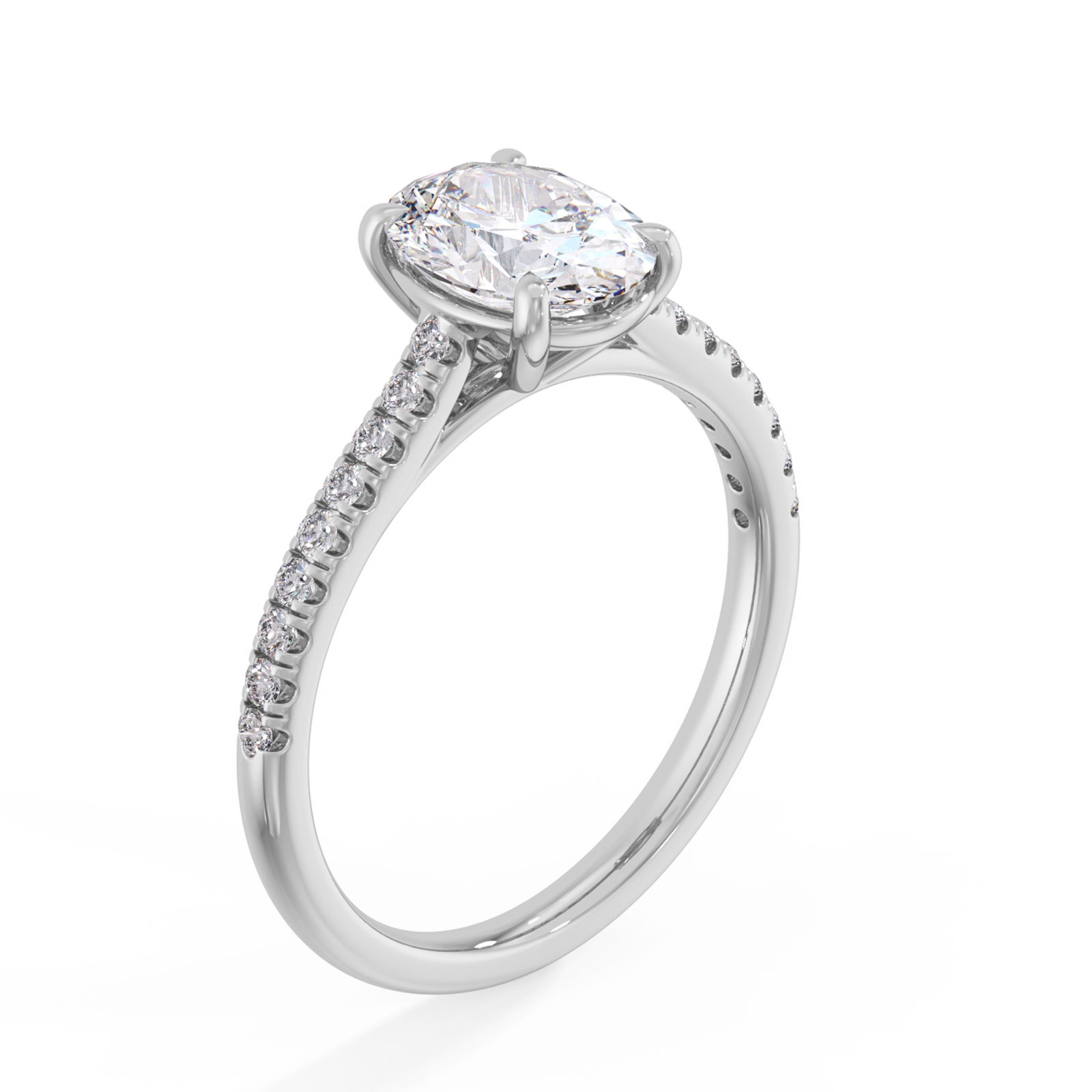 Elen in 18k White Gold — view 2