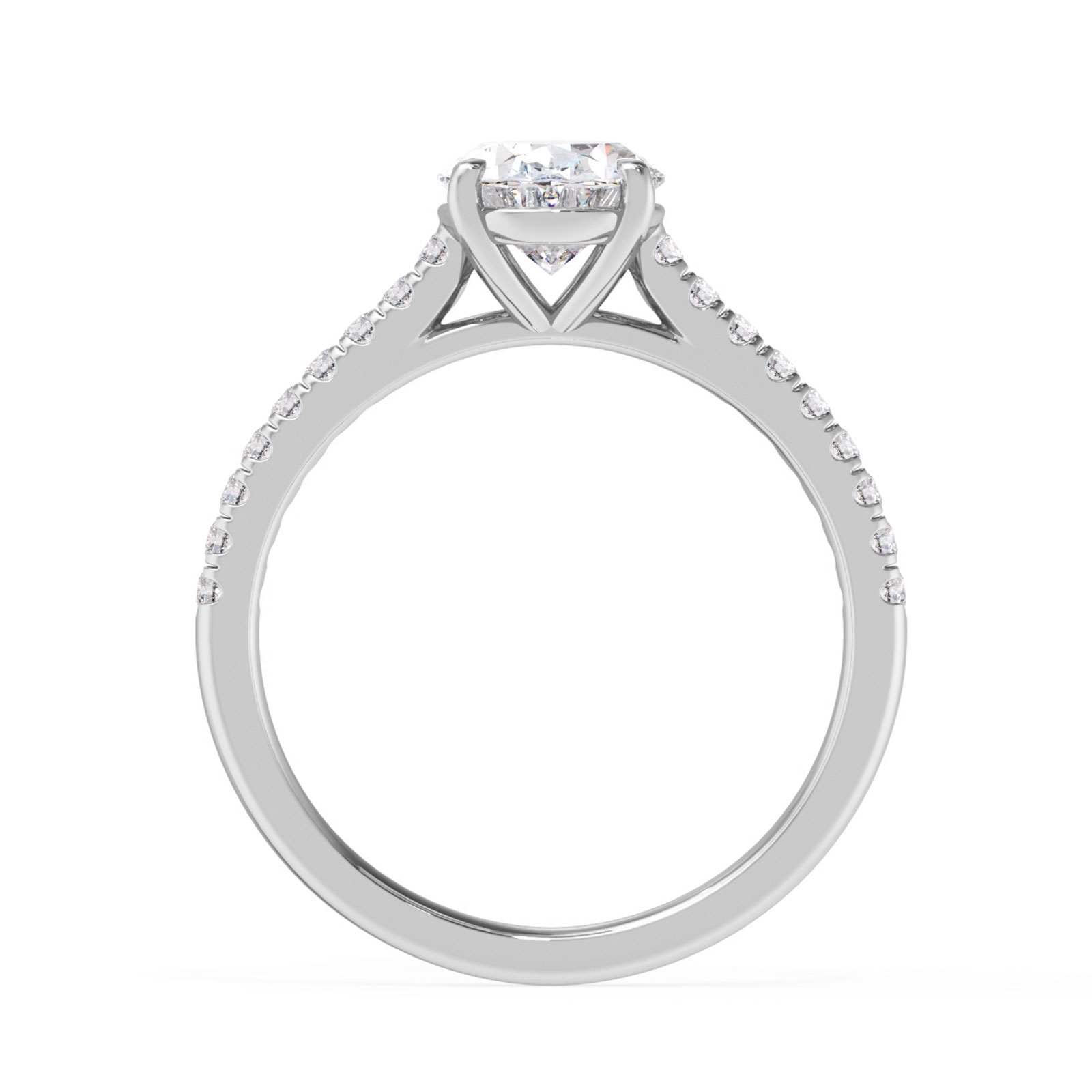 Elen in 18k White Gold — view 3