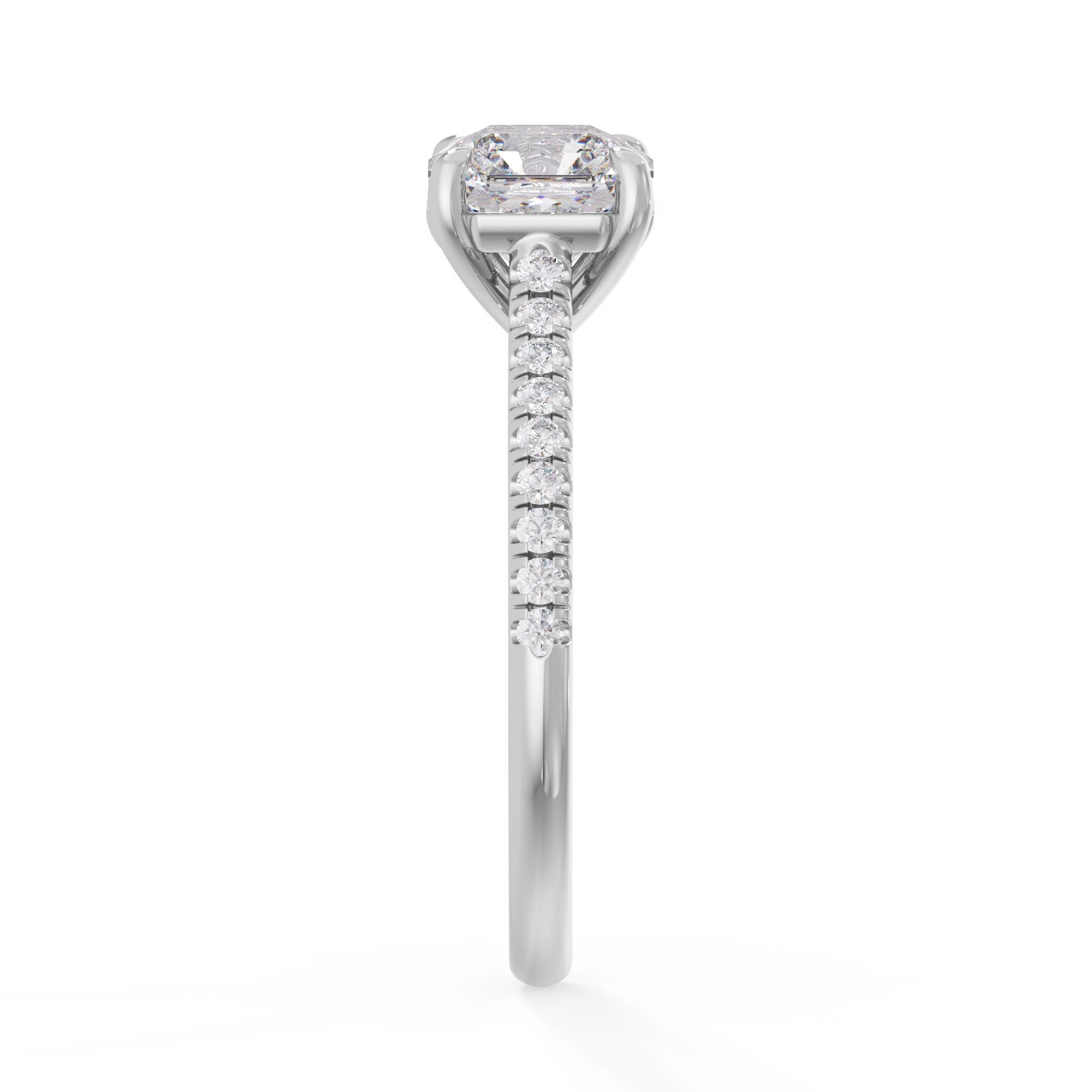 Aster in 18k White Gold — view 4