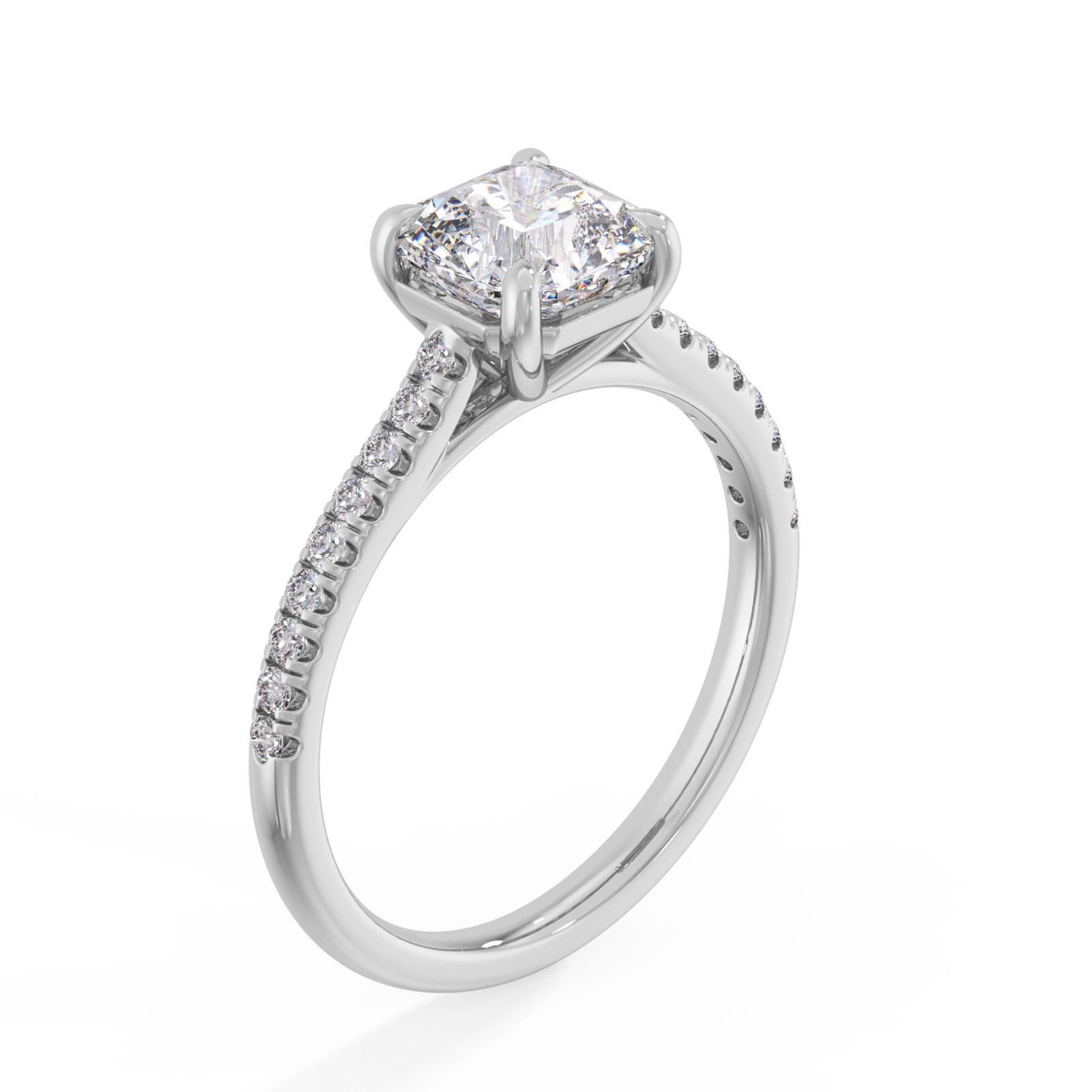 Aster in 18k White Gold — view 2