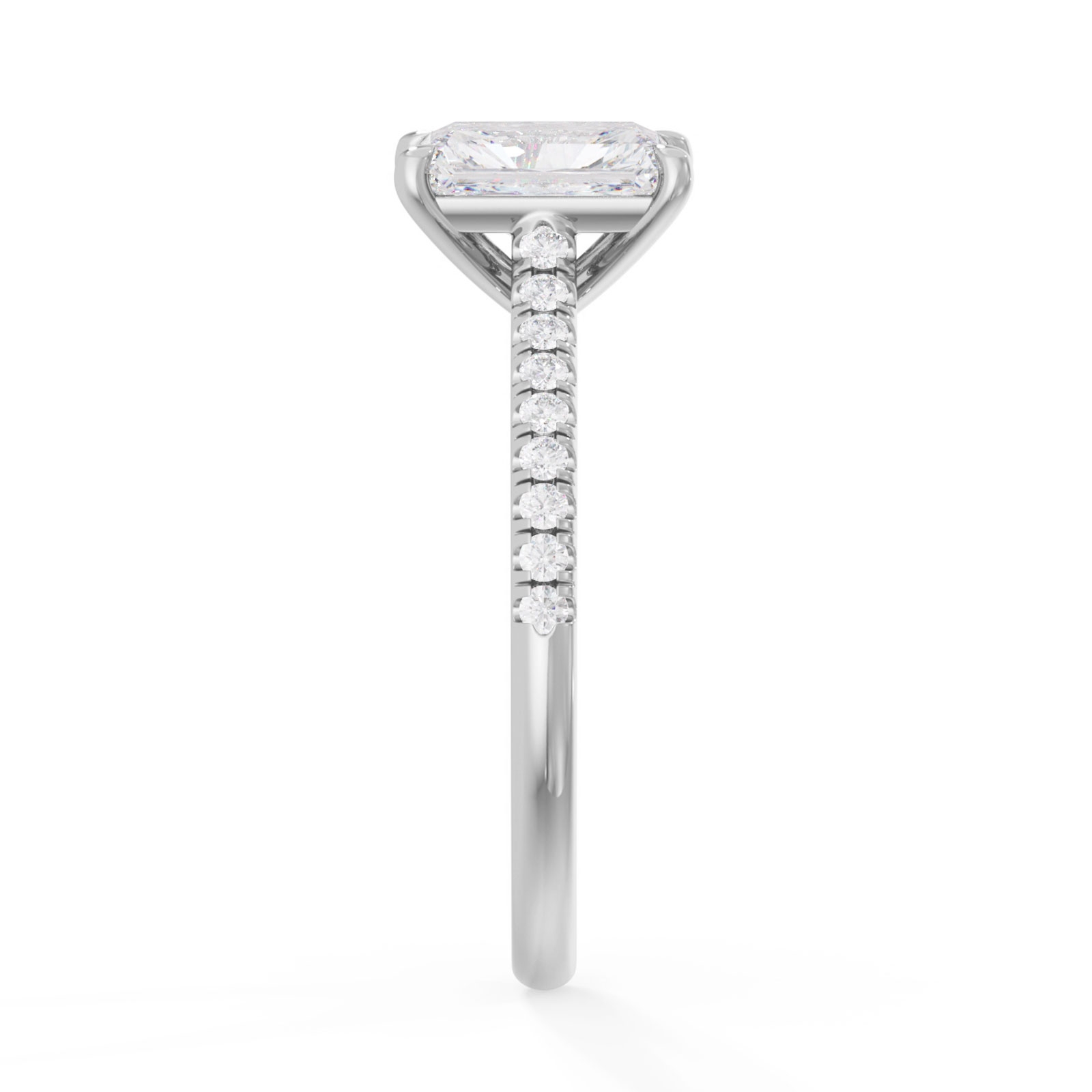 Jessa in 18k White Gold — view 4