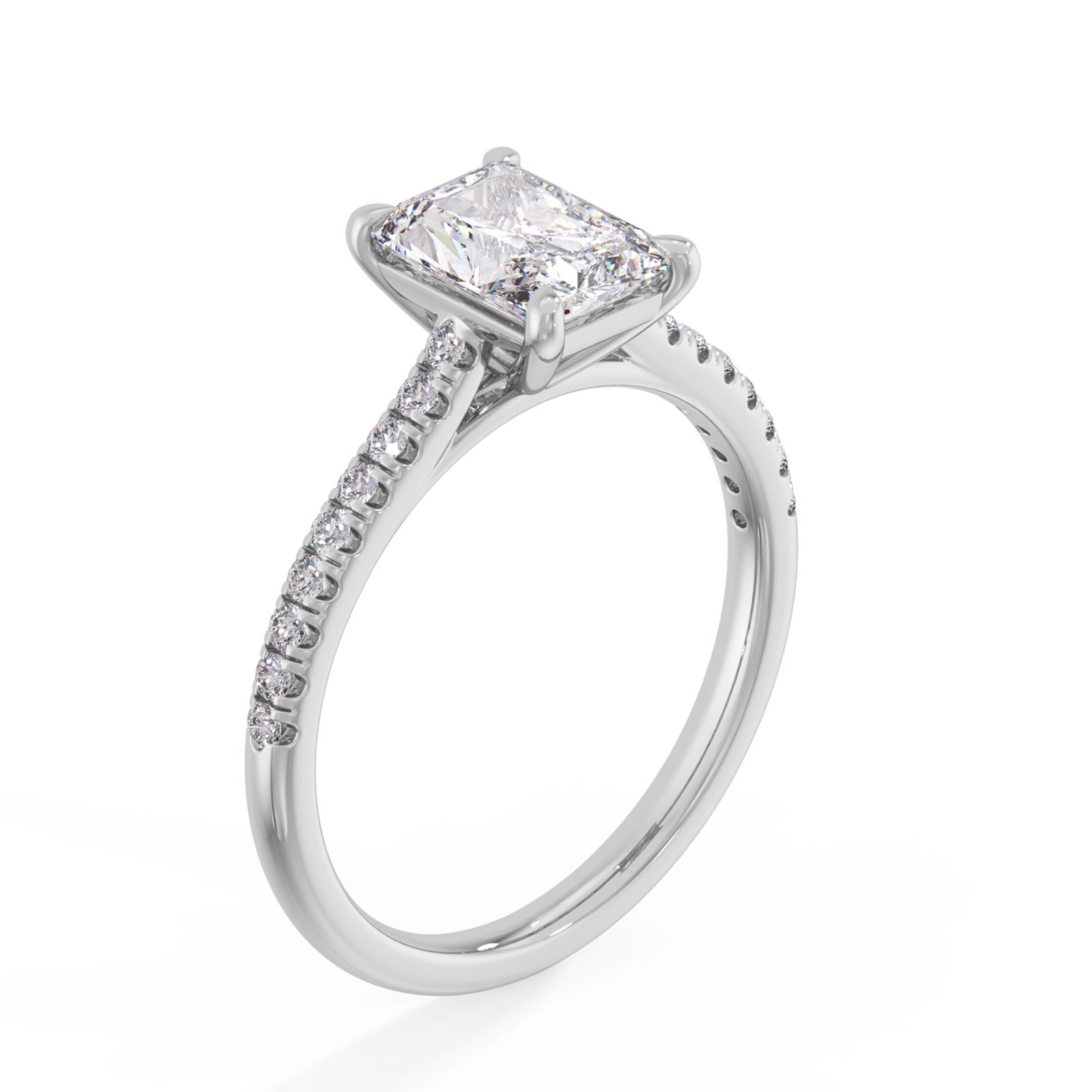 Jessa in 18k White Gold — view 2