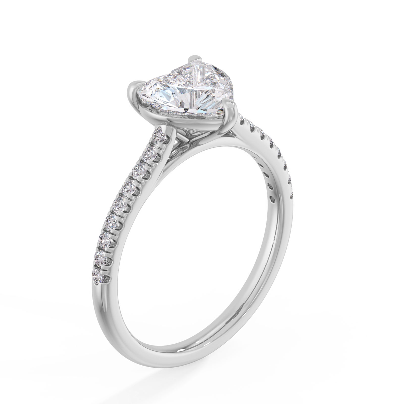 Presley in 18k White Gold — view 2